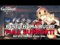 BEST THOMA FULL SUPPORT BUILD! BUT YOU NEED TO KNOW THIS... - GENSHIN IMPACT #201