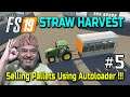FS19 Straw Harvest Addon Part 5 | Pallets Pallets Autoloader Mod | Selling Straw & Hay Pallets