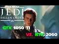 Jedi Fallen Order 1050 Ti Vs  RTX 2060 EPIC Settings Compared No Dynamic