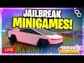 🔴 [LIVE] JAILBREAK LIVESTREAM | Playing with viewers + minigames! | Roblox Livestream 🔴