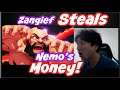 [Nemo] Zangief Steals Nemo's Money. "I'm Unlucky. I Don't Need This!" [SFV CE]