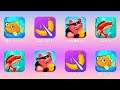 SAVE THE FISH, Good Slice, Coin Master, Go Fish! Walkthrough (iOs, Android) | Power of Gameplay
