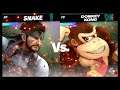 Super Smash Bros Ultimate Amiibo Fights – Request #19708 Snake vs DK