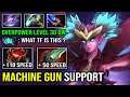 Want to See a Support with Machine Gun?? WTF 1v1 Carry Rapid Fire LEVEL 30 Dark Willow Dota 2