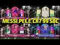 99 RONALDO MANU, 99 MESSI PSG & 99 PELE ICON! Packed all 99 SBSs in FIFA! - Fifa 21 22 Ultimate Team