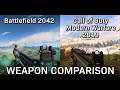 Battlefield 2042 BETA vs Call of Duty: Modern Warfare (2019) Weapons Comparison.