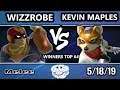 GOML 2019 SSBM - Wizzrobe (Falcon) Vs. Kevin Maples (Fox) Smash Melee Tournament Winners Top 64