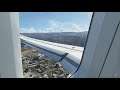 Lufthansa A320 [Wing View] Landing at Beirut