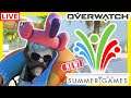 🔴 Overwatch LIVE | Summer Games Event 2021 | Poolside Ashe, Sprinkles Mei, Mermaid Symmetra & MORE!