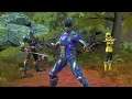 Power Rangers - Battle for The Grid Cenozoic Blue Ranger,Shadow Ranger,Gia Moran In Arcade Mode