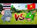 Thái Lan VS Việt Nam Voi Chiến Thách Đấu Rồng Vàng Và Thua SML- Critter Clash -Top Game Android, Ios
