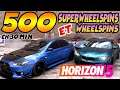 Forza Horizon 5 - OBTENIR 500 SUPERWHEELSPINS / WHEELSPINS EN 30 MINUTES !! (MEILLEURE METHODE)