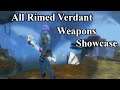 GW2 All Rimed Verdant Weapons Showcase
