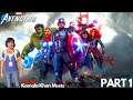 Kamala Khan Meets The Marvel's Avengers Iron Man Thor Captain America Bruce Cutscenes