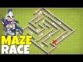 MAZE RACE BASE!! "Clash Of Clans" 11 Million Loot GraB!!