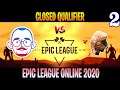 5men vs Mudgolems  Game 2 | Bo3 | Closed Qualifier Epic League | Dota 2 Live