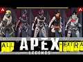 Apex Legends - Wraith All Skins (Standard + Extra),Frames,Poses,,Intros Quips,Kills Quips,Finishers
