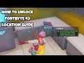 How To Unlock Fortbyte 43 Location | Accessible Wearing Nana Cape Back Bling Inside Banana Stand