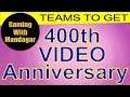 Looney Tunes World of Mayhem #400 - Teams To Get - 400th Video Anniversary (iOS, Android)