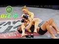Ronda Rousey Vs Cris Cyborg | EA UFC 4 Gameplay | EA UFC 4 Fight | EA UFC4
