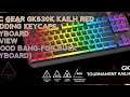 SPC GEAR GK630K TOURNAMENT PUDDING KAILH RED keyboard review | @MD_Production