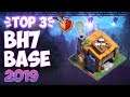TOP 3 NEW Builder Hall 7 (BH7) BASE 2019! *WITH LINK*  COC BH7 Anti 2 Star - Clash of Clans #3