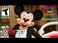 WWE 2K20 Mickey Mouse is after the MCW Hardcore Championship in Disney land!?