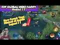 CEWEK YANG PALING DITAKUTI MENJADI TOP GLOBAL DI MOBILE LEGENDS!!