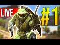 LIVE HALO INFINITE MP #1 RANK PLAYER! "First Look Gameplay" - Halo Infinite MULTIPLAYER Livestream