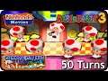 Mario Party 3 - Creepy Cavern (2 Players, 50 Turns, Mario vs Yoshi vs Luigi vs Peach)