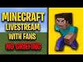 Minecraft Join my world team survival  Live stream