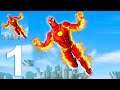Captain Spider Hero Flying Gameplay Walkthrough Part 1 (IOS/Android)