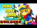 Dragon Quest Builders 2 [DEMO] Gameplay Review - Funny Little Skeletons!!