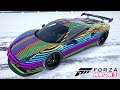 Ferrari Colorida na Neve Jogo Forza Horizon 3 Gameplay