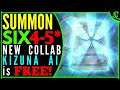 Kizuna AI Collab Hero is FREE! 🤣 (6x 4-5* Summon) Epic Seven