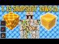 Minecraft 1.15 Snapshot 19w41a Honey Block! Honeycomb Block! Cracked Iron Golems & More!