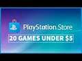 New PS Store Sale - GAMES UNDER $5 | Cheap PS4 Games