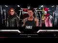 WWE 2K20 Princess Stephanie VS Misfit Molly,Hacker Asuka Triple Threat Tables Elimination Match