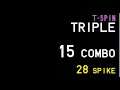 15 combo t spin triple (4 wide into t spin triple)