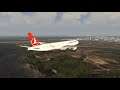 Belly Crash Landing at New York [JFK] • Turkish 777-300ER • [Gear Failure & Engine Fail]