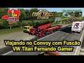 ETS2 1.42  - MAPA Sul Paraná Viajando com Fuscão - VW Titan Fernando Gamer no Convoy
