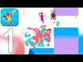 Paint Brawl 3D - Gameplay Walkthrough part 1 - Level 1-20(iOS, Android)