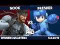 Presher (Megaman) vs Nook (Snake) | Winners Quarters | The Launch Pad #5
