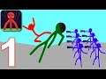 STICKMAN PROJECT - Walkthrough Gameplay Part 1 - INTRO (Android Games)