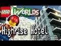 Designing and Building in Lego Worlds: High Rise Hotel: Part 3