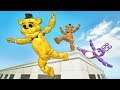 FNAF: Animatronics Ragdolls Jumps & Falls [GMOD] - Episode 15
