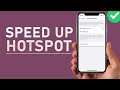 How To Speed Up Hotspot on iPhone / iPad - Tutorial