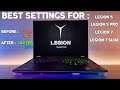 Lenovo LEGION Gaming Laptops Best Settings // Gain More FPS in 4 mins.