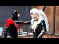 Miles Morales Kisses Black Cat  -Spider Man Miles Suit Mod