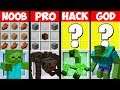 Minecraft MODS Battle: SUPER TITAN MOBS CRAFTING CHALLENGE! NOOB vs PRO vs HACKER vs GOD Animation